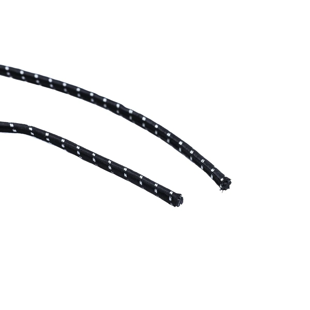 Cuerda expansora de 25 metros de diámetro de 8 mm, cuerda de goma para lona de remolque, correas tensoras, correa de sujeción elástica, correa de goma, para fijación de carga (negro)