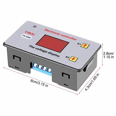Interruptor de subtensión, batería de 12 V de bajo voltaje de corte automático interruptor de protección bajo controlador de voltaje