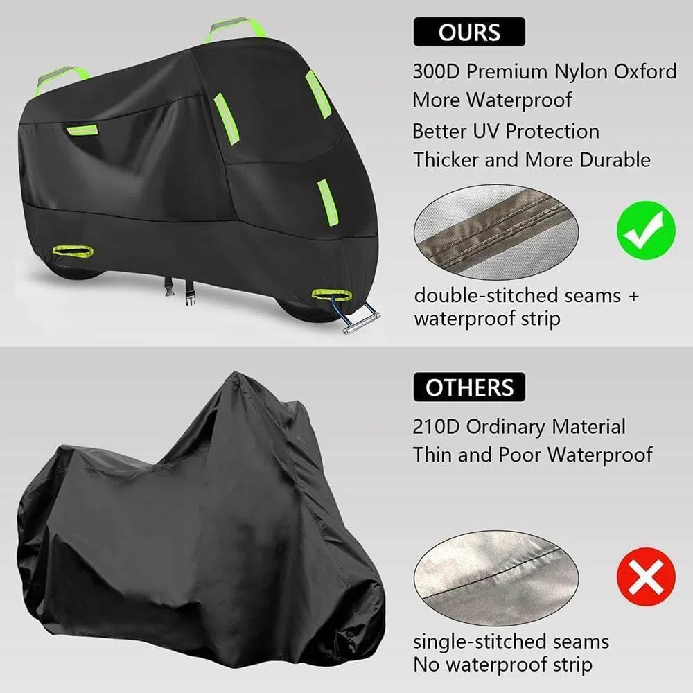 Funda para Moto para Yamaha Tracer 9 GT Tracer 900 Tracer 9/GT Tracer9gt, Cubierta de Motocicleta Protectora al Aire Libre a Prueba de Polvo Sol Lluvia Viento Nieve