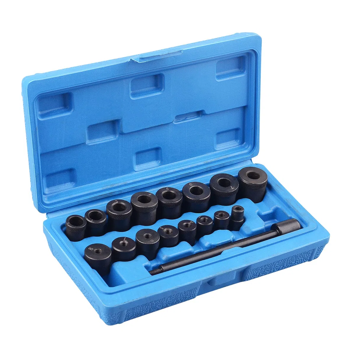 DAYUAN Kit universal de herramientas de alineación de embrague de 17 piezas, herramienta de transmisión de rodamiento de mano