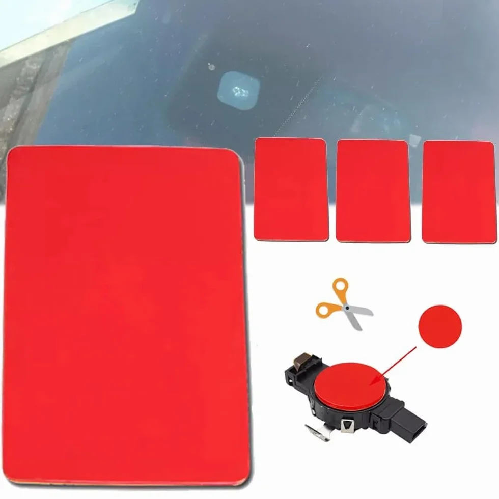 4 almohadillas adhesivas de gel con sensor de lluvia, almohadilla de silicona para parabrisas, kit de reparación de chip multiuso para Lexus, Toyota, Ford, Volkswagen, Skoda, Land Rover