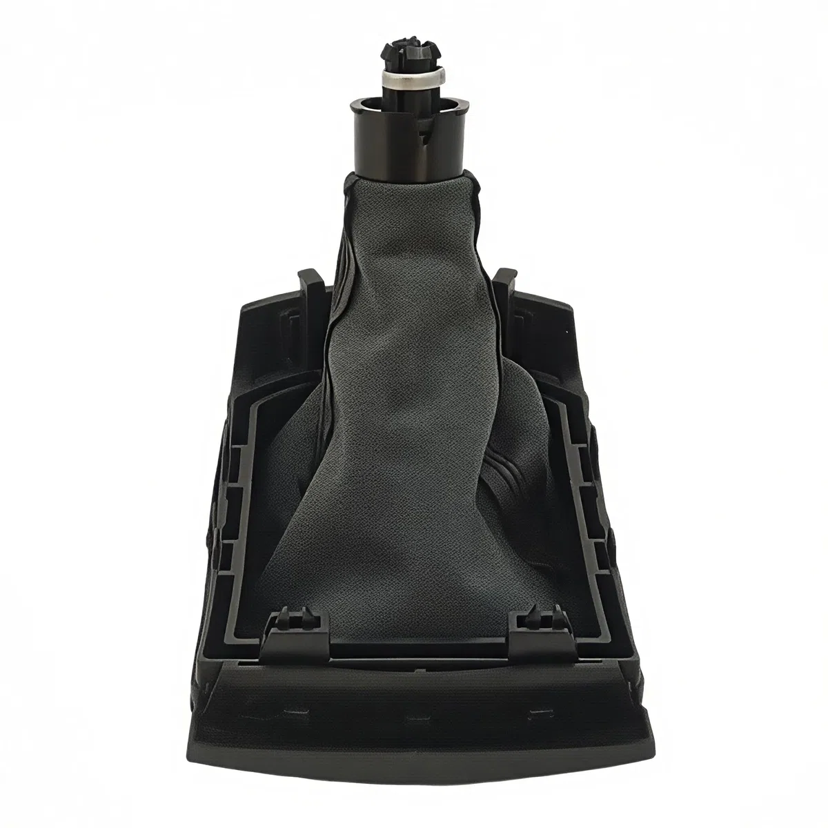 Pomo de palanca de cambios de coche de 5 velocidades con funda protectora y collar para SEAT Ibiza 2002 2003 2004 2005 2006 2007 2008 Cubierta antipolvo (5 velocidades línea roja)