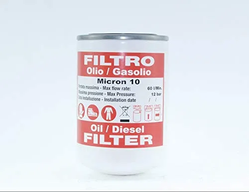 Cartucho de repuesto para filtro de cartucho para cisterna 60 l/min para gasóleo-biodiésel de MAESTRI para filtro Mod. 960