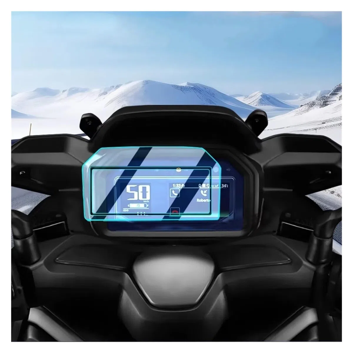 Protector Pantalla Salpicadero Para XMAX 300 2025 Película Protectora De Instrumentos De Motocicleta Película Protectora De Pantalla De Tablero(2 pieces)