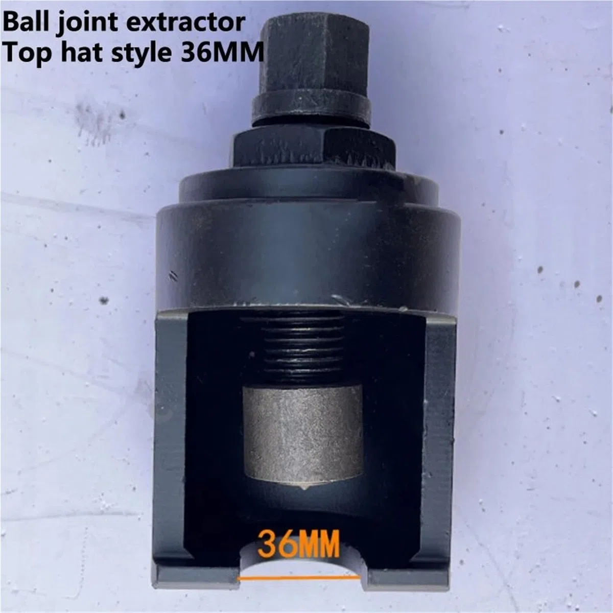 bolas para dirección de coche Extractor de rótula neumático para carro, extractor 30/36 mm, jaula bolas con manguito tuerca Conjunto de rótula(TOP CAP 36MM)