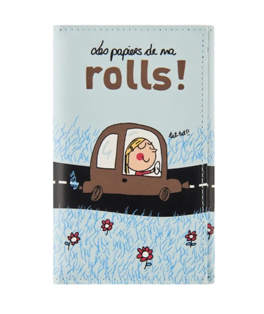 Genérico DLP, Portapapeles de Coche - Los papeles de Ma Rolls, azul, 10 x 15 cm, Clásico