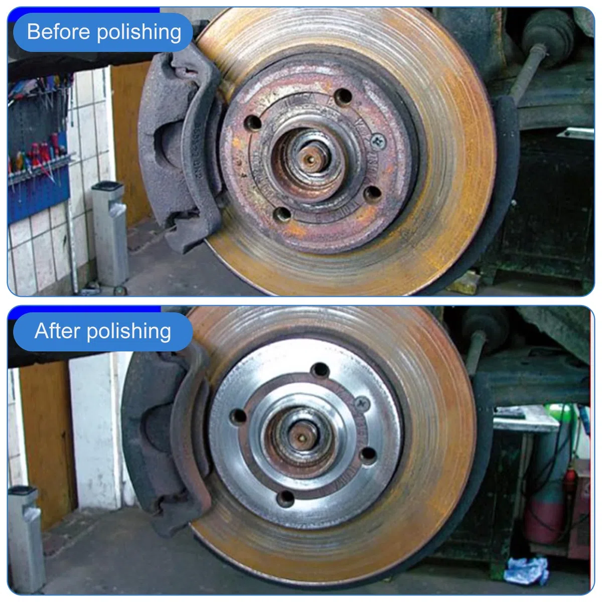 Amoladora de cubo de rueda para coche, diámetro de 90 mm - 150 mm, bujes de rueda de 1/2", lijadora de cabeza esférica de aluminio, accesorio de lijado multiherramienta para el cuidado de llantas