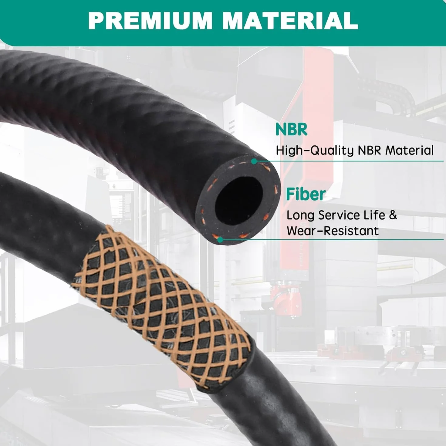 Manguera de gasolina de 3 m, manguera de gas de6 mm, kit de mangueras de combustible multiuso para motos, tractores, scooters, camiones y motores pequeños.