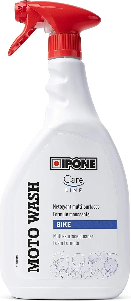IPONE - Moto Wash - Limpiador muy eficaz para todas las superficies - No Deja Marcas - Elimina Todo Tipo de Suciedad - 1L