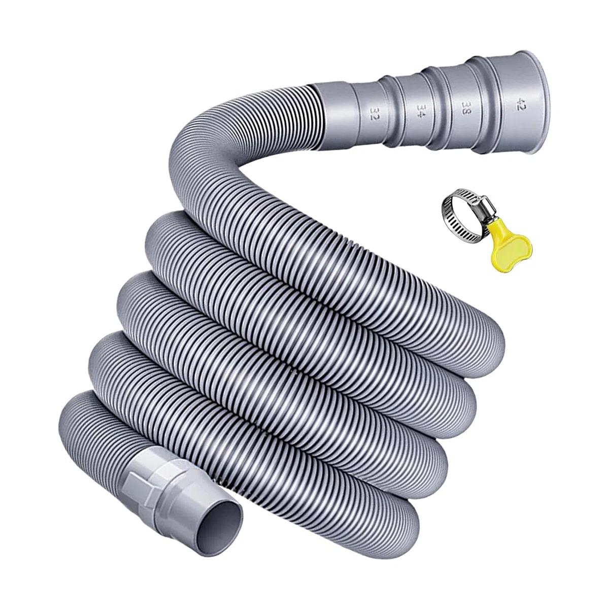 Kit de Manguera para Aguas Residuales de Autocaravana | Tubo De Drenaje Flexible E Impermeable Para Caravanas - de Evacuación de Aguas Residuales para Extensión de Remolque en