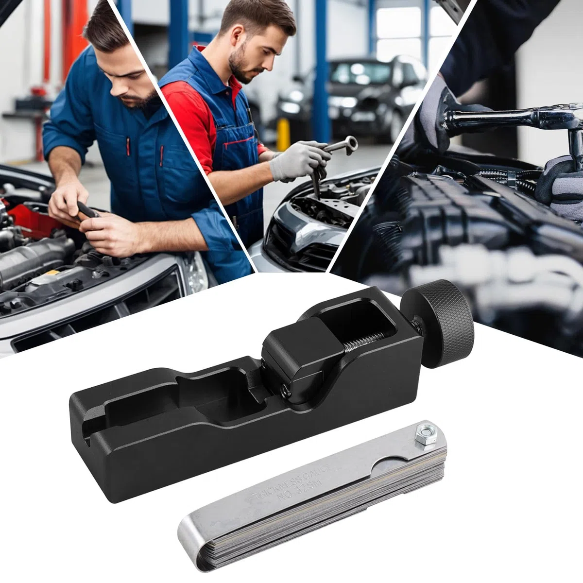 Spark Plug Gapper, Alloy Spark Plug Tool, Spark Plug Feeler Gauge, Efficient Spark Plug Adjustment, Spark Plug Gap Tool, Spark Plug Gapping Tool, Adjustable Spark Plug Gap, Gapping Tool for Spark Plug