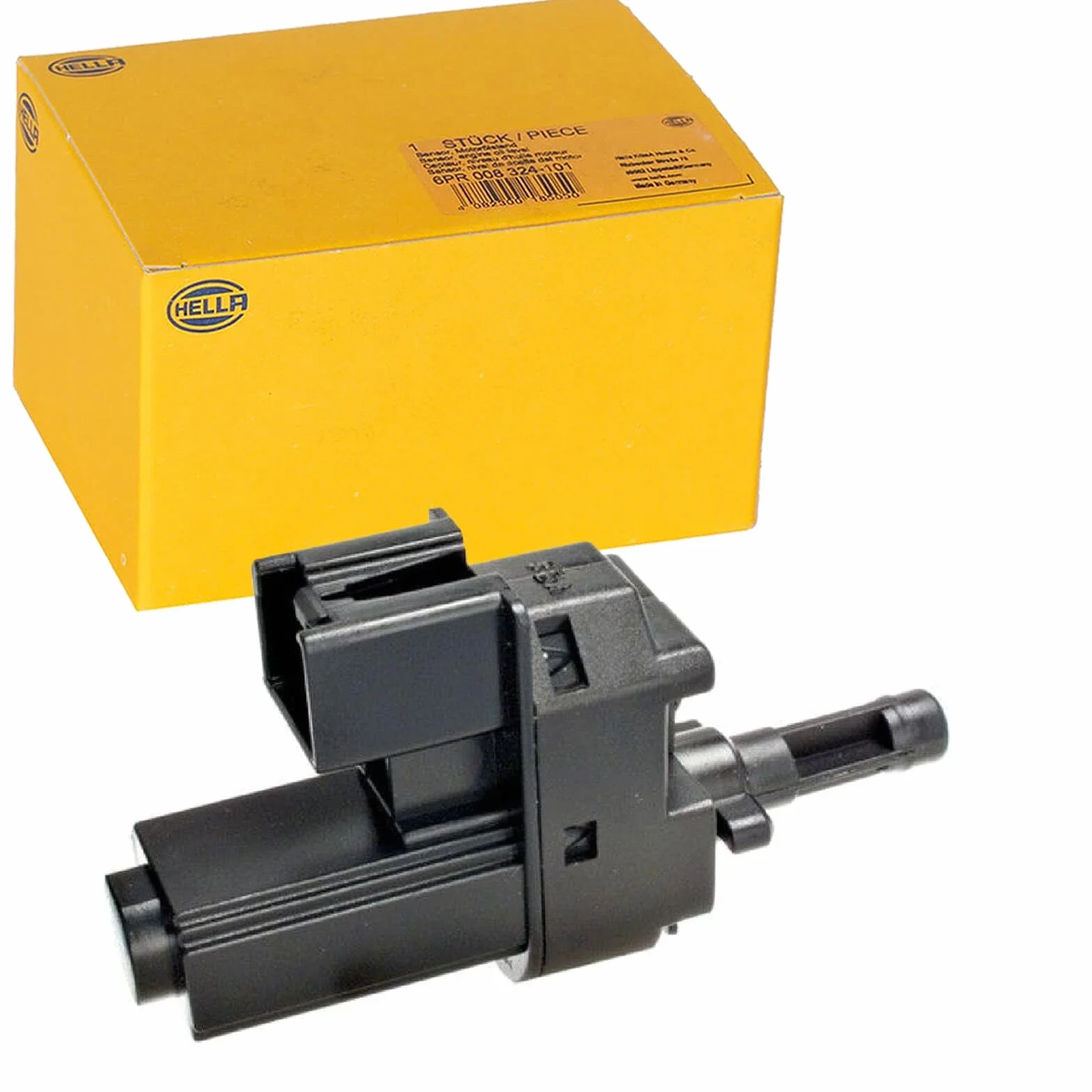 HELLA 6DD 010 966-421 Conmutador, accionamiento embrague (distribución motor) - Número de conexiones: 2