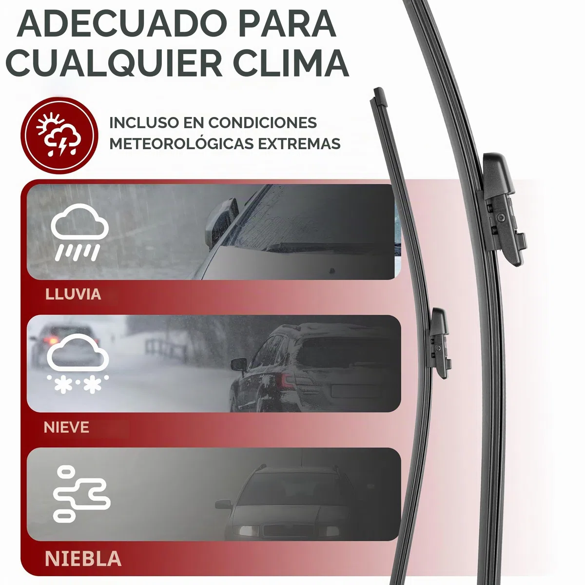 RECAMBO Juego completo de limpiaparabrisas delantero y trasero apto para BMW X1 | tipo F48 | año de fabricación 2015-2022