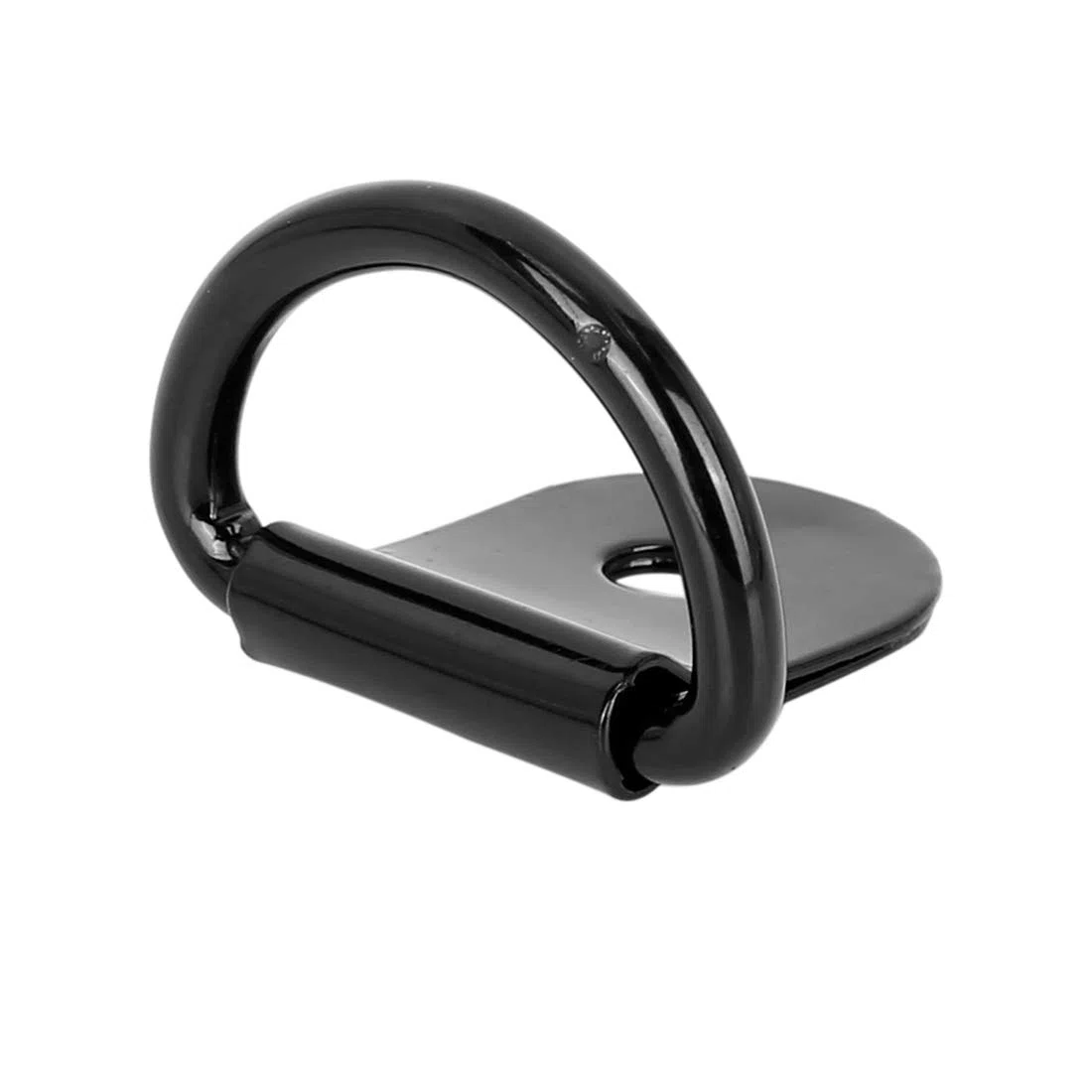 X AUTOHAUX 20 Piezas Anillos de Amarre en D Forma de Acero Inoxidable Amarre Anclaje Amarre círculos para Coche Camión Remolque Autocaravana Negro