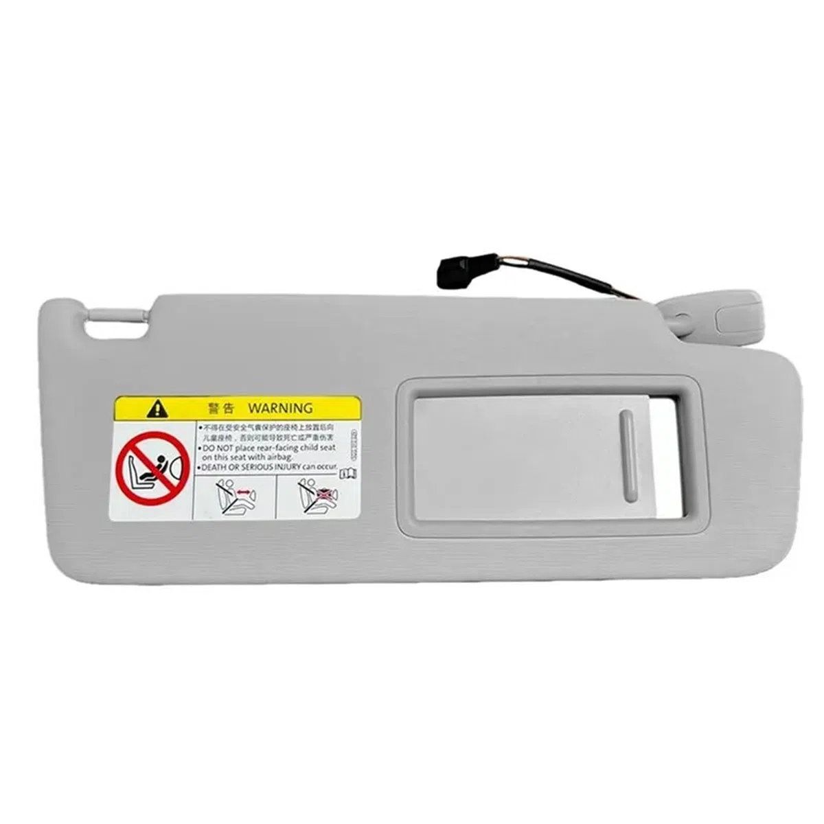 Parasol Interior para VW para Golf 5 2003-2008 para Golf 6 2009-2014 para Passat B6 B7 Parasol Interior del Coche Visera Solar Lado(Gray Right)