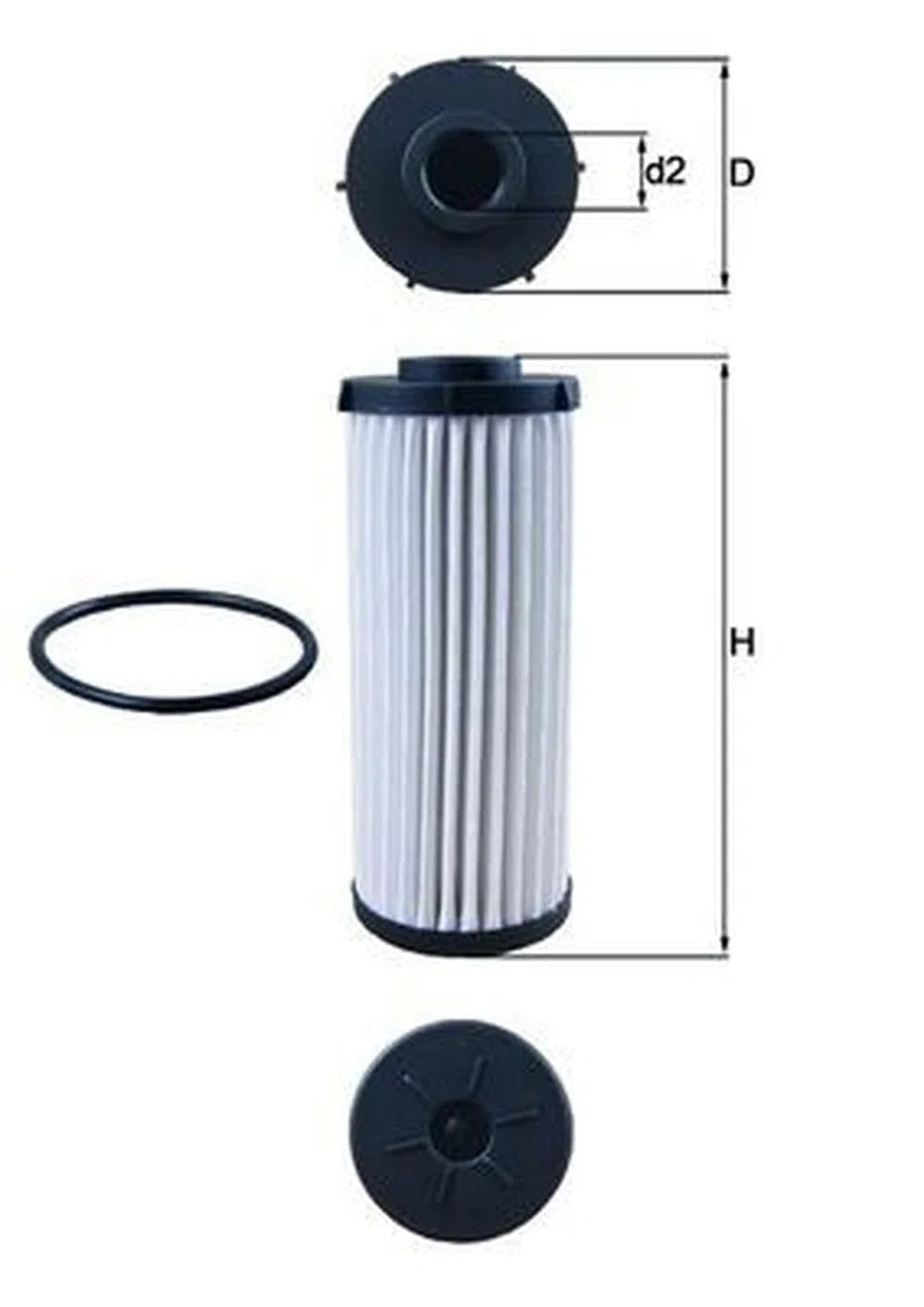 MAHLE Filtro hidráulico HX 139D, transmisión automática