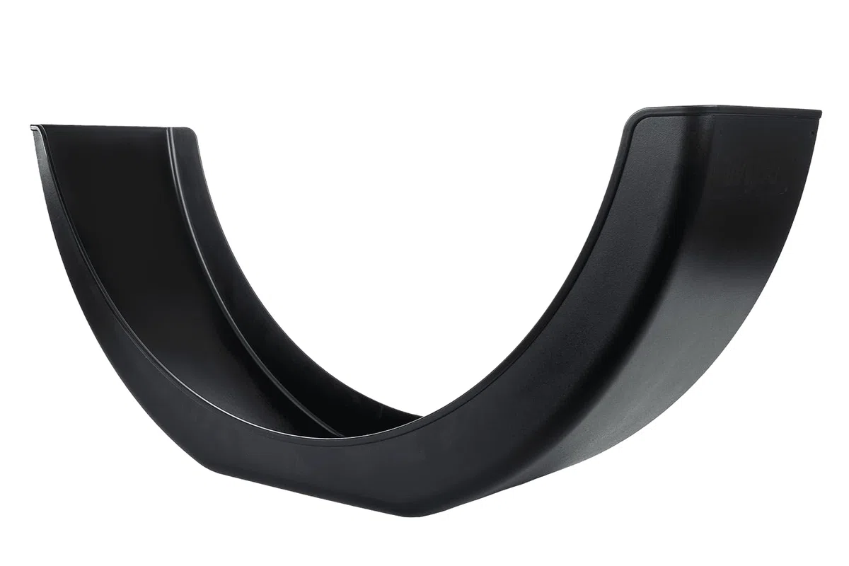 DOMAR Guardabarros Simple para Remolque 13 y 14 Pulgadas Paso de Rueda Plano de plástico 770 x 200 mm Cubierta Protectora antibarro Accesorio carrocería vehículos Ligeros