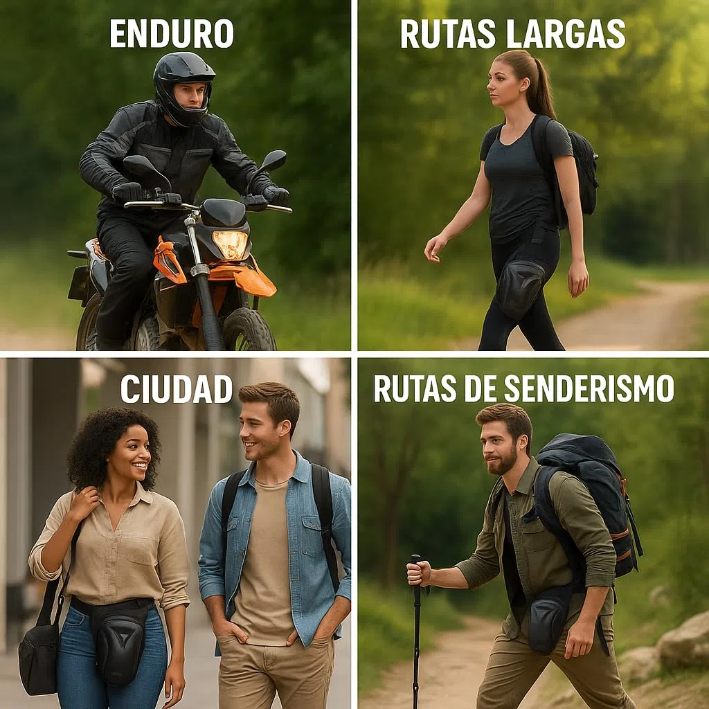 YellowFrog Bolsa de Pierna para Moto – Pernera Impermeable Antirrobo con Cierre Rígido, Ajuste Universal y Gran Capacidad – para Móvil, Documentación, Herramientas y Accesorios