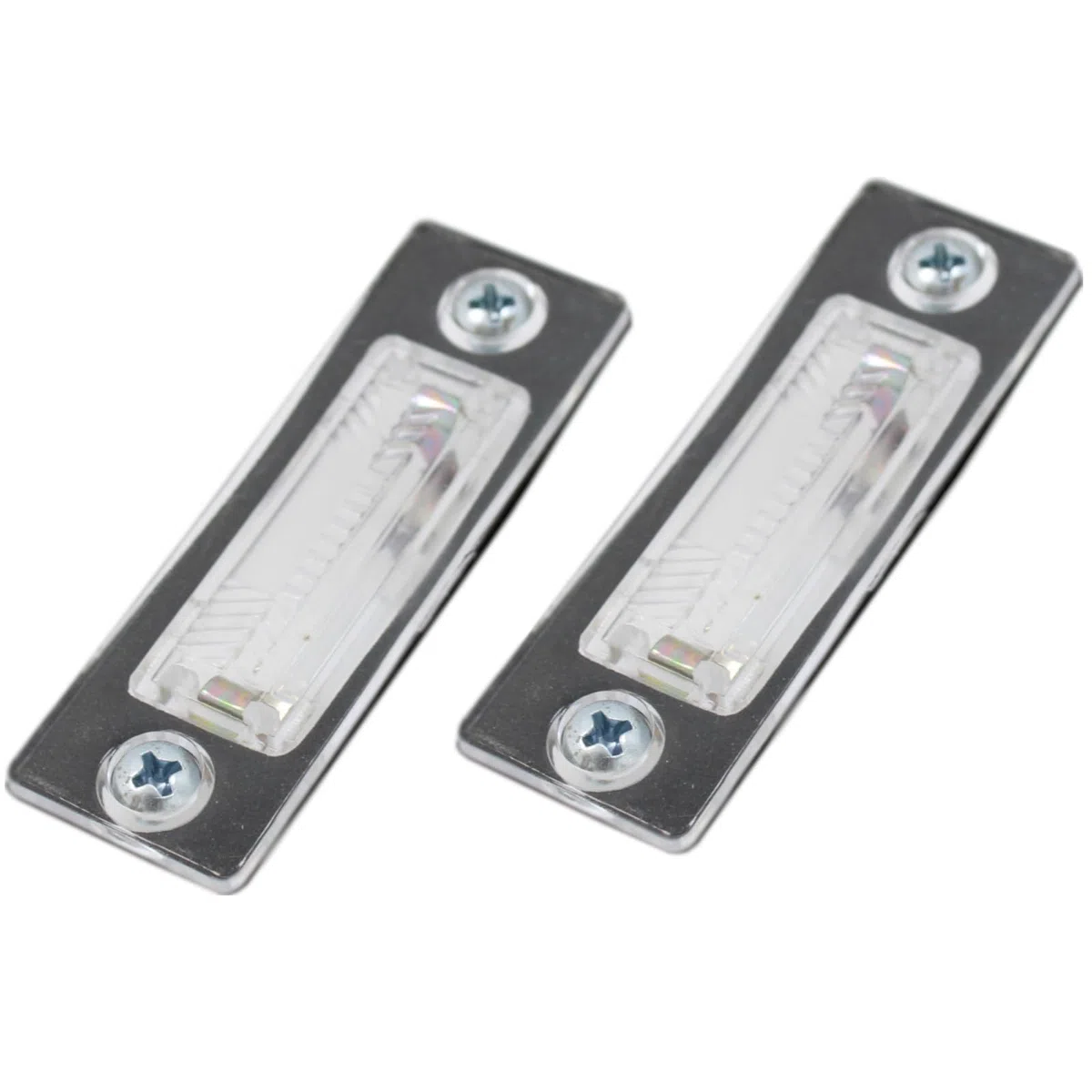 2x Lente de Lámpara de Luz para Matrícula Trasera, Bombilla para Volkswagen VW Passat Caddy T5 Transporter Multivan Touran Skoda Superb 3B5943021E 3B5943021 3B5943021A 3B5998026