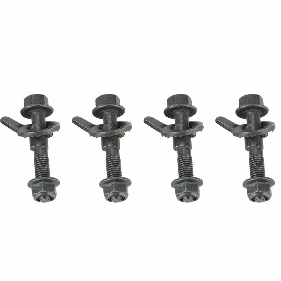 Perno de leva, 5 piezas de 12 mm para vehículos, acero, alineación de cuatro ruedas, kit de inclinación ajustable, perno de leva, verde militar