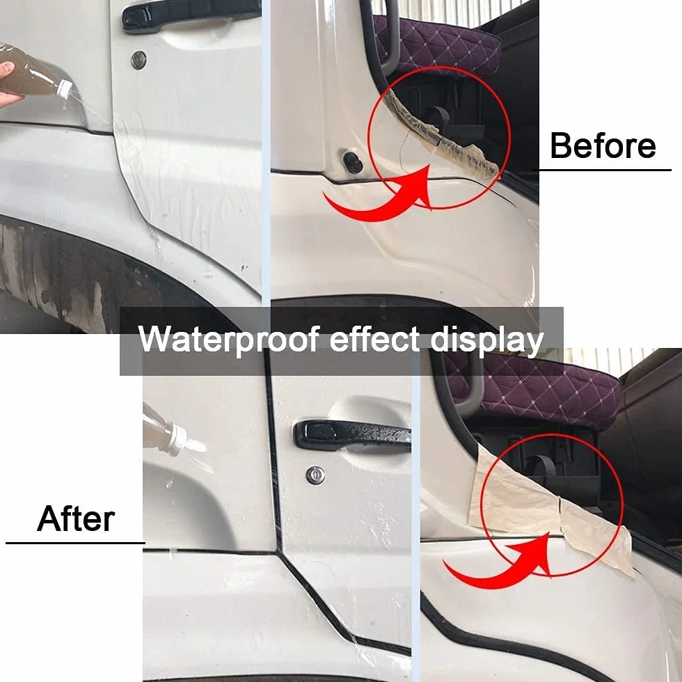 Storystore Tira de Sellado de Puerta de Coche 6M, 14mm X 14mm Universal Junta Goma Puerta Coche Autoadhesiva Protector Forma de D Impermeable, Apta para Furgonetas, Coches, Caravanas y Todoterrenos