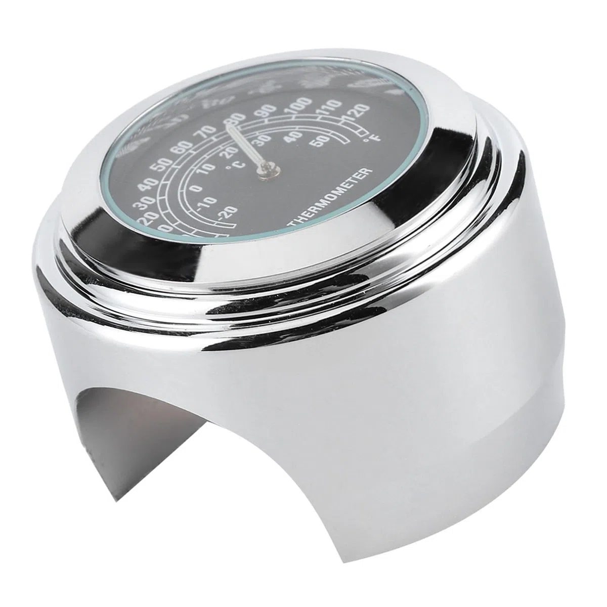 Ejoyous Termómetro del Manillar del Manillar de Motocicleta Medidor de Temperatura de Bicicleta de Bicicleta-Weightprote -20 ℃ -50 ℃ Dial Transparente Impermeable a Prueba de Agua con Aleación de
