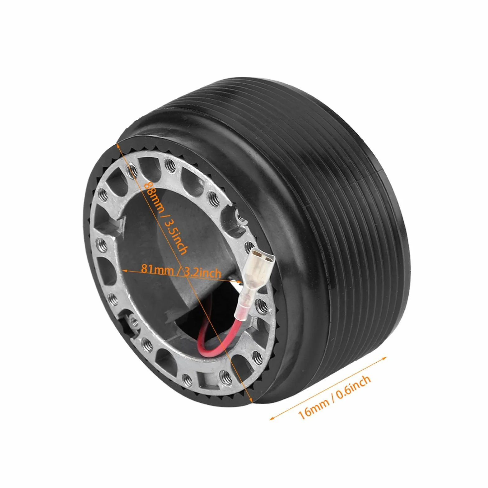 Venta loca Buje de Volante, Adaptador de Volante de Elección Ideal, Coche Deportivo Reparador Conductor para Coche