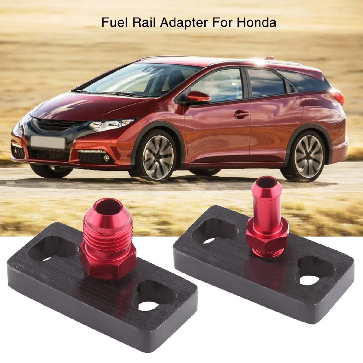 Kit De Adaptador De Riel De Combustible, 1/8 NPT Adaptador De Regulador De Presión De Riel De Combustible Reemplazo De Aluminio Para Adaptador De Riel De Combustible Adaptador De Línea De Combustible