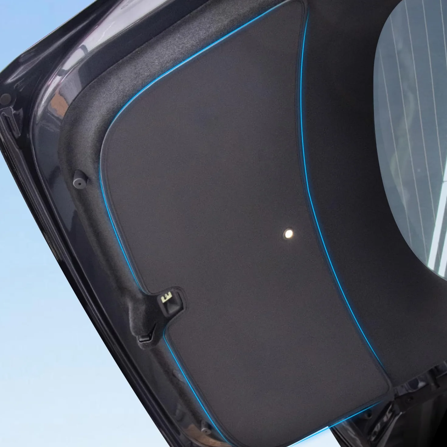TOPABYTE Alfombrilla Protectora de Piel para Puerta Trasera de Maletero para Tesla Model Y Juniper 2025 2026 Protector de Maletero para Todo Tipo de Clima para el Nuevo Model Y Launch Series