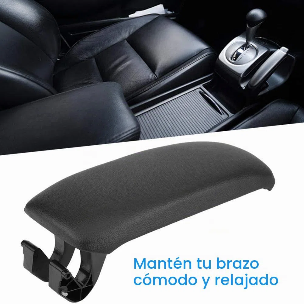 KIMISS Funda para reposabrazos de consola en cuero negro, compatible A3 8P / 2003-2013, ref. 8P0864245P