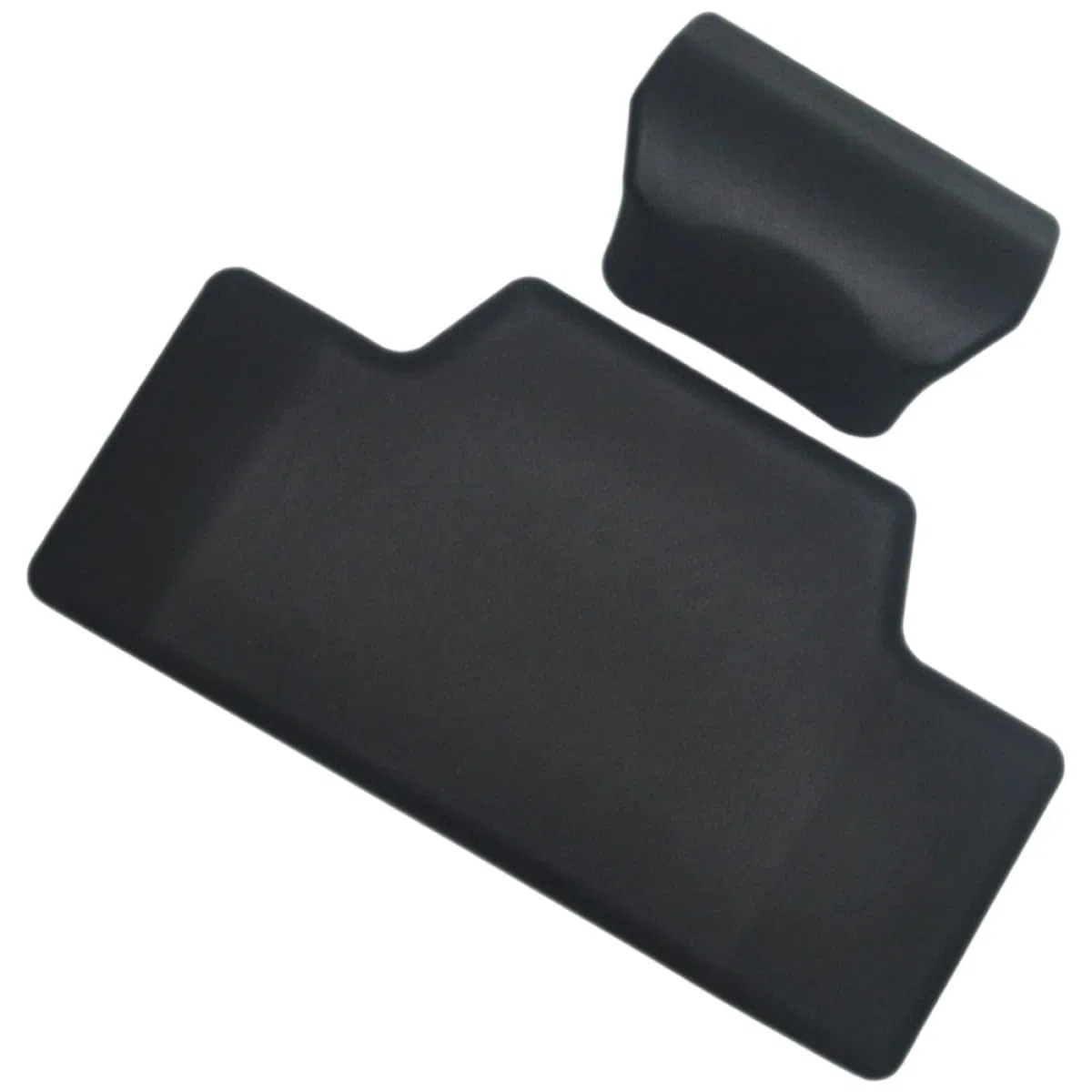 2 Piezas Almohadilla Respaldo Baúl Moto Espuma PU Antishock Cojín Trasero Cómodo Respaldo Pasajero para Motocicleta Portátil