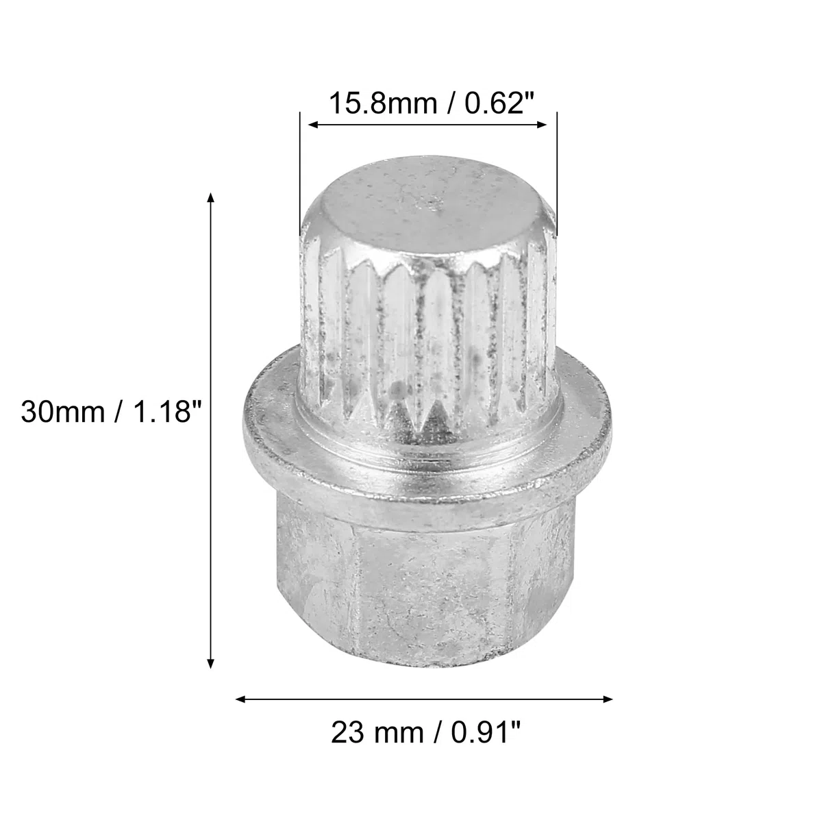 X AUTOHAUX Tuerca De Seguridad Para Rueda De Coche Llave De Extracción De Tuerca Antirrobo Para VW Para Audi 21/9PT