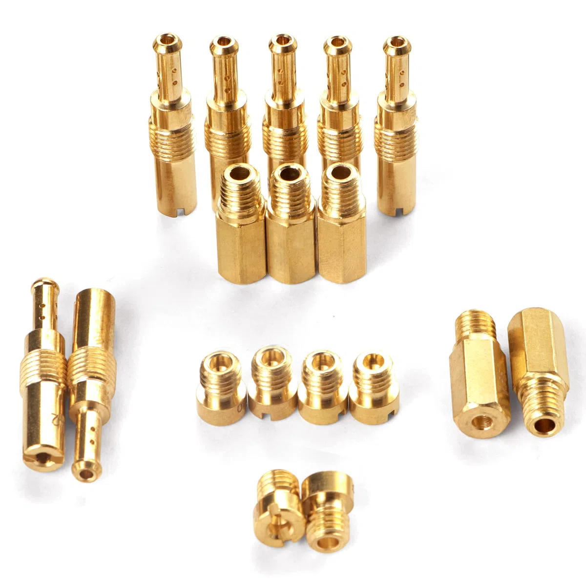 Kit de 40 piezas de chorro principal de chorro de piloto lento para PWK Keihin OKO CVK Crab, reemplaza #SCL-2018090002-ZH-T-01/02 SCL-2018090001/03-ZH-T-01