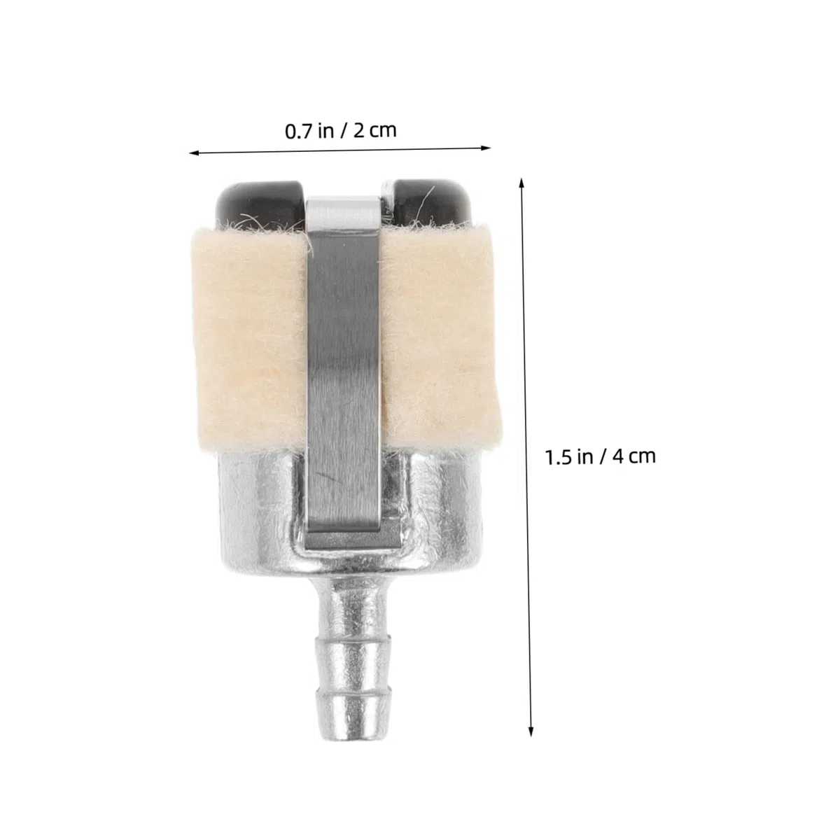 10 Filtros De Combustible Para Motosierra Reemplazo Preciso De Filtro De Gasolina Con Material Metálico Y Lana Para Filtrado De Cadena De Motosierra
