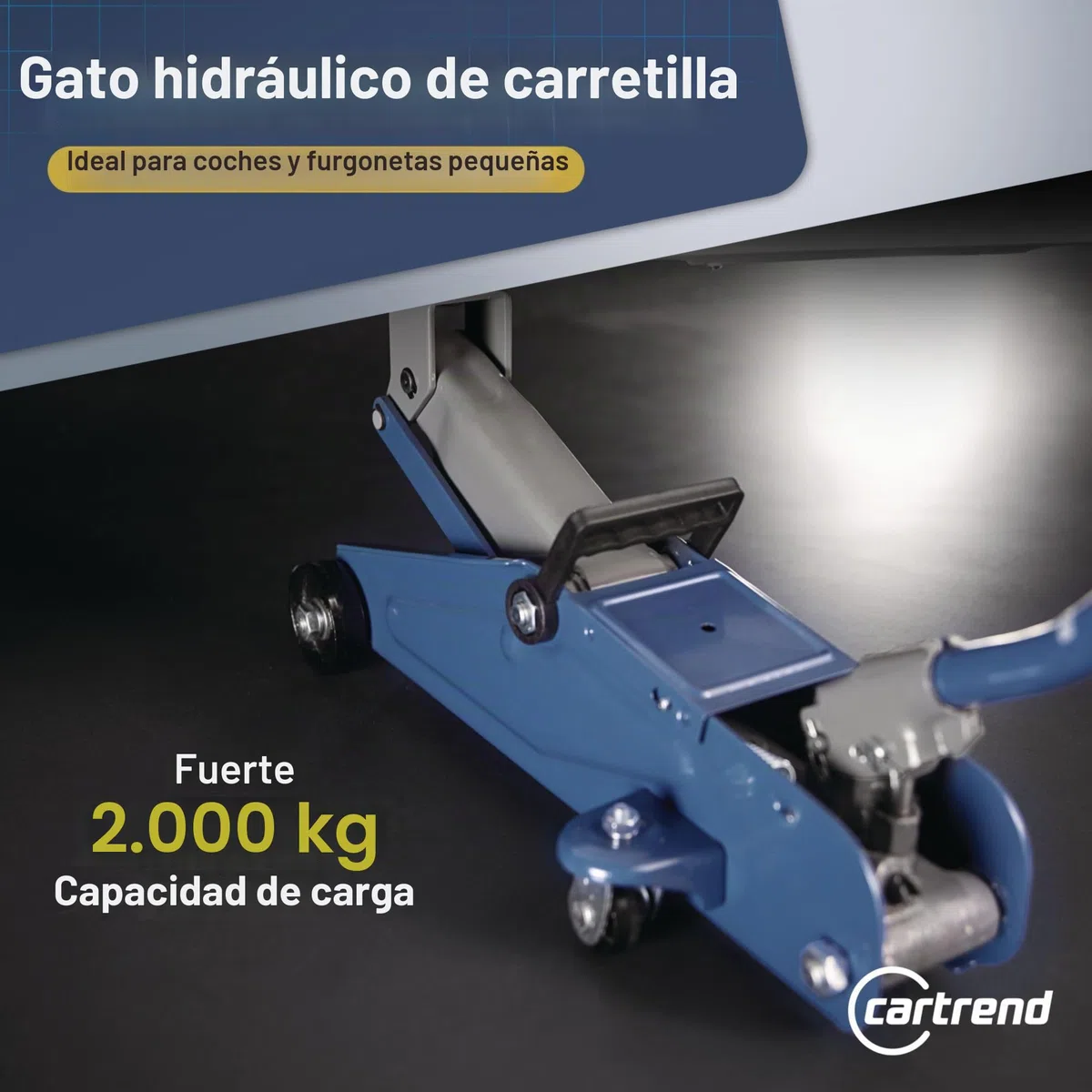 CARTREND 7740014 Gato hidráulico Rojo