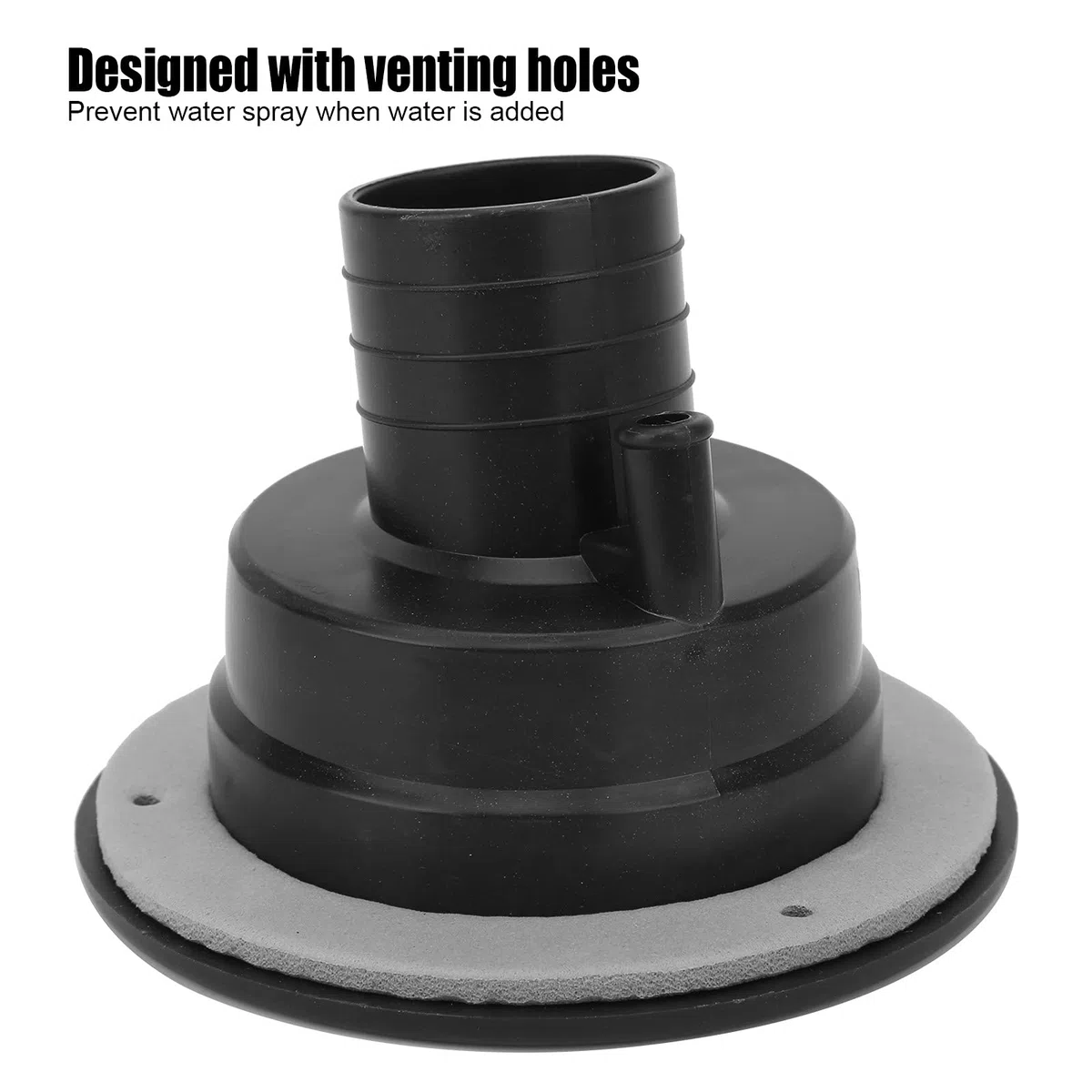 Tapa del Tanque de Agua,Adaptador de Llenado de Agua para Autocaravana, Entrada de Agua de RV con Cerradura, con 2 Llaves para Remolque Barco Caravana Camping, Autocaravana(Negro)