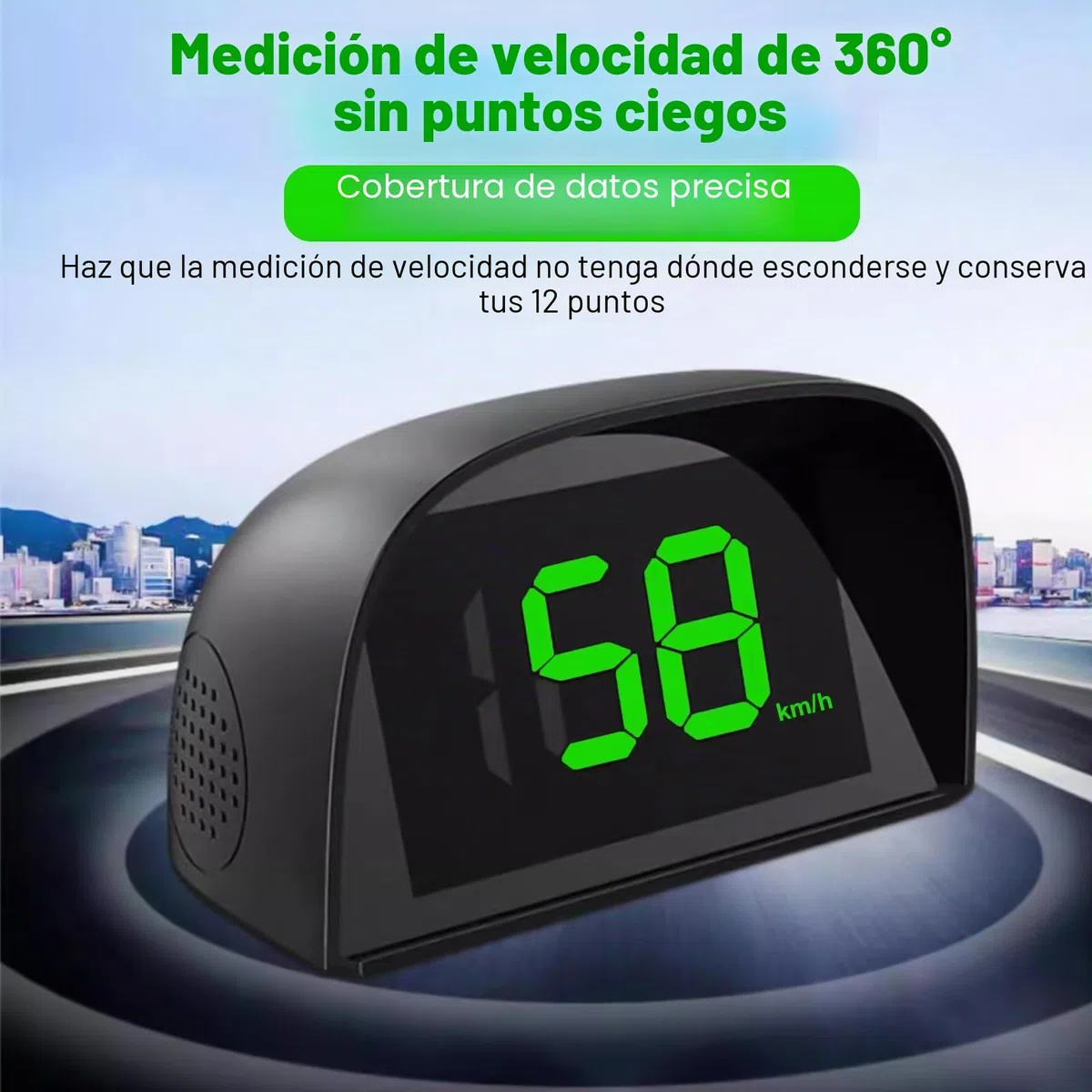 Nizirioo Velocímetro digital para coche, velocímetro de velocidad: pantalla universal para coche, velocímetro para bicicleta, moto, coche