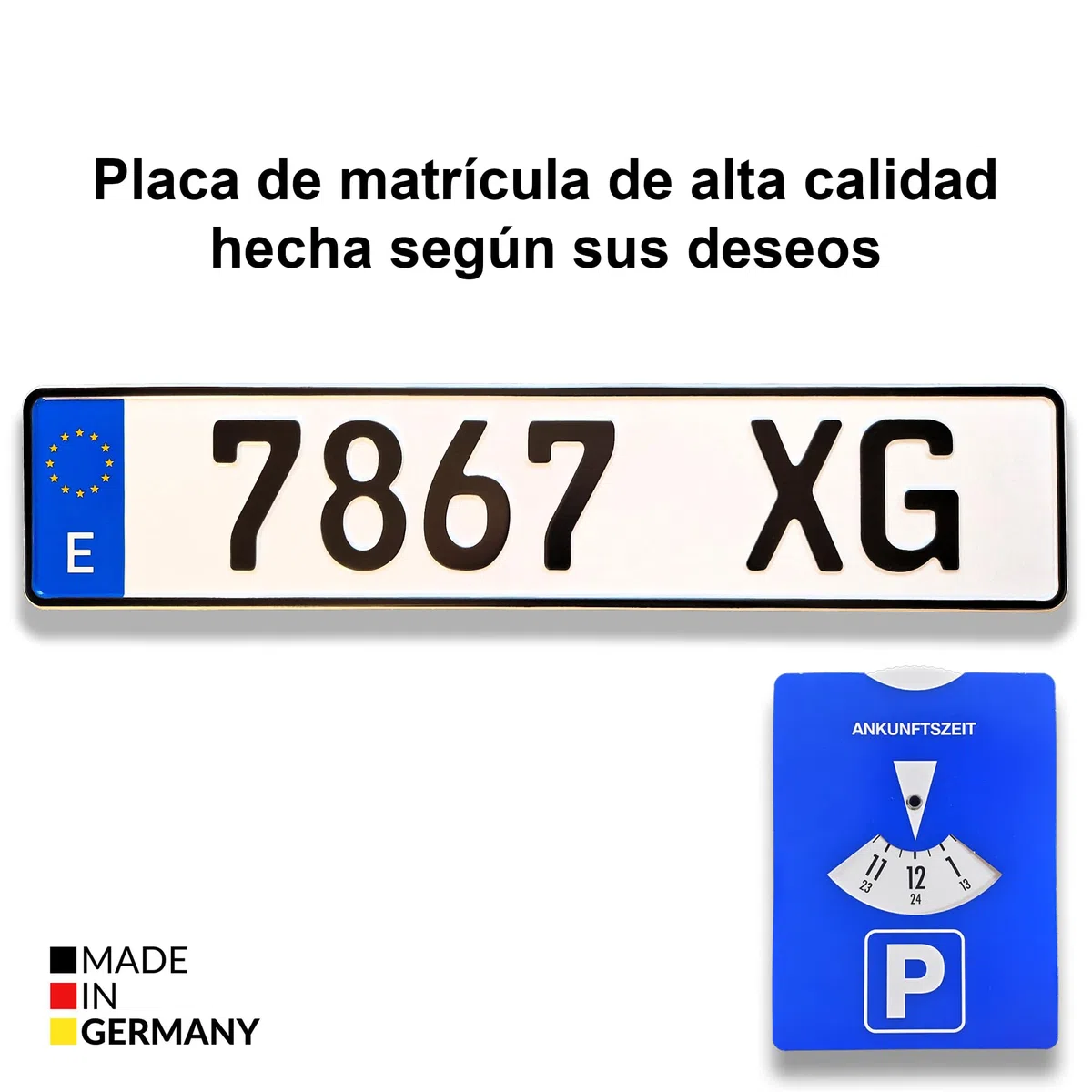 Matrículas de Coche Hechas a su Medida (Matrícula Nero)
