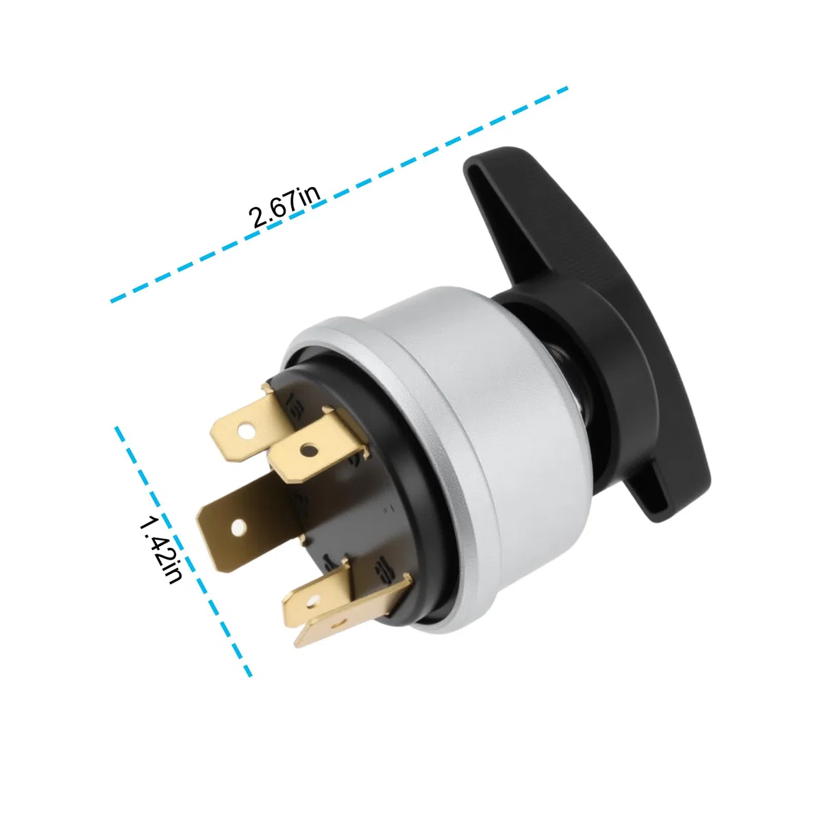 ECSiNG Interruptor de Encendido del Tractor AL62707 AL36365 Compatible con John Deere 840 1020 1140 1630 1840