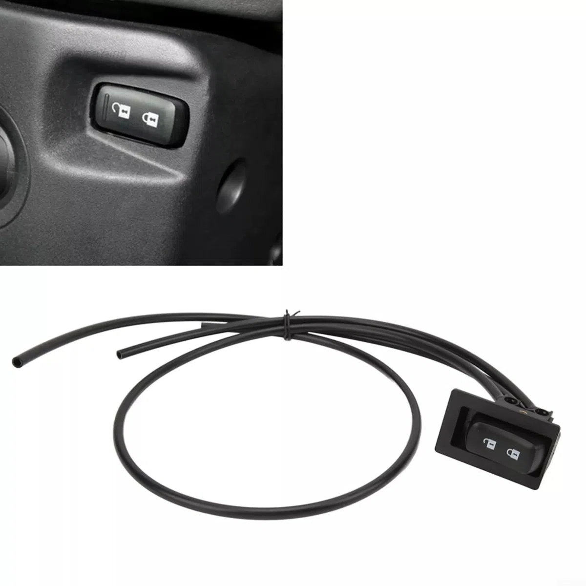 Regulador de volante Interruptor de válvula de aire 2185839 para Scania P/G/R/T Serie Hecho de material ABS de alta calidad Anticorrosión Resistente al desgaste Fácil instalación Negro