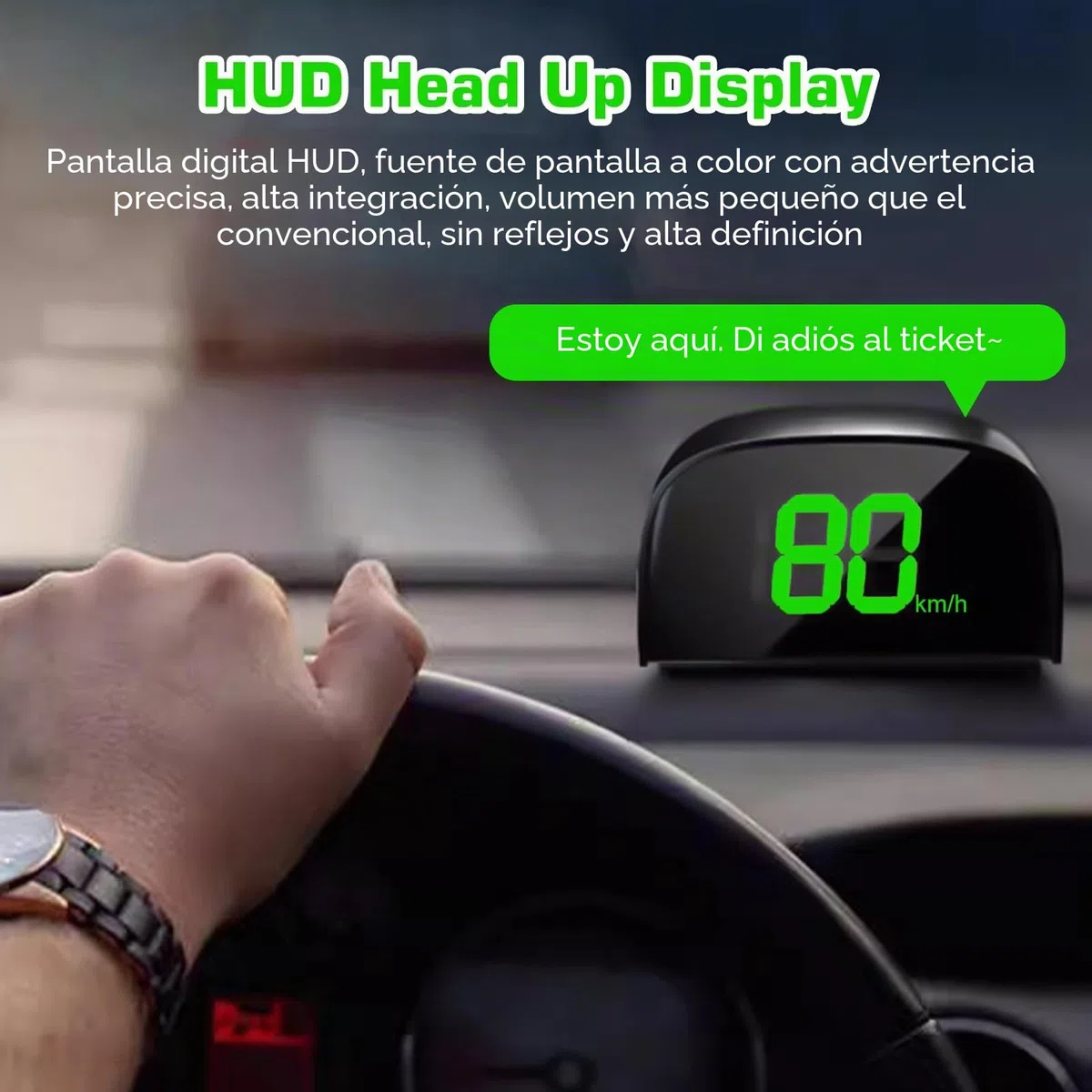 Nizirioo Velocímetro digital para coche, velocímetro de velocidad: pantalla universal para coche, velocímetro para bicicleta, moto, coche