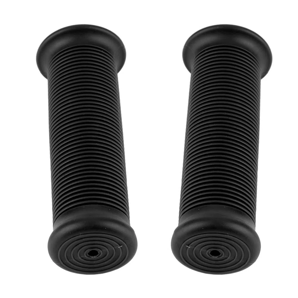 Impugnatura Moto Vintage TPU universale 2 pezzi 1 pollice 25 mm adatta per la maggior Parte Delle motociclette(Nero)