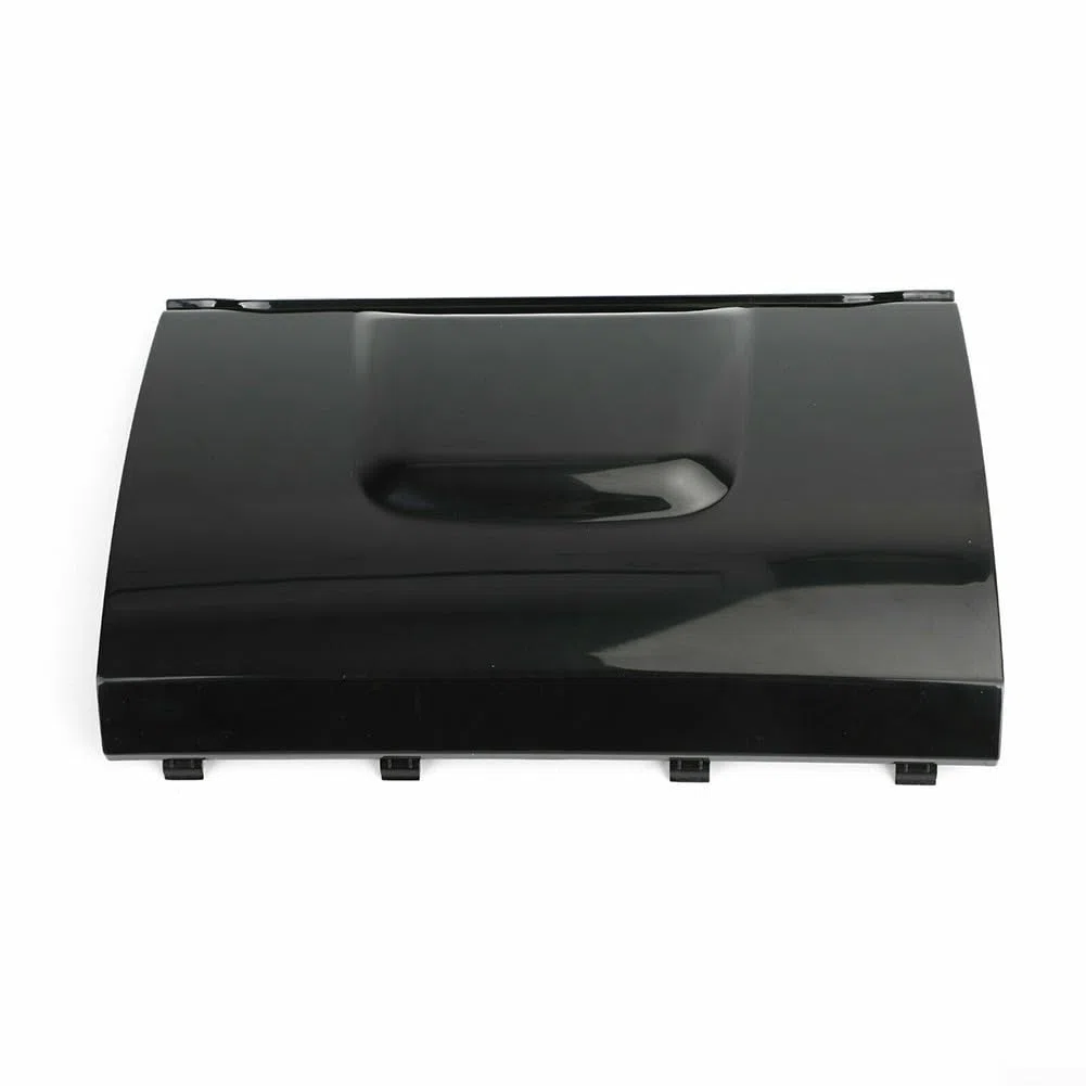 Cubierta de gancho exterior de repuesto compatible con plástico, color negro, Ml320 19982005, remolque de parachoques trasero directo A1638801105 1638801105 con Mclass W163