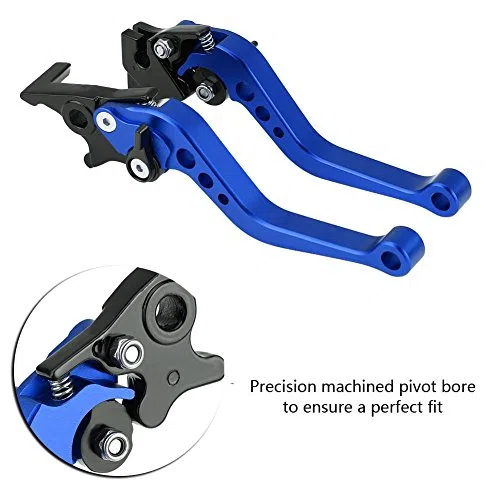 Elerose 22 mm 7/8 "aluminio CNC embrague de freno de tambor universal de motocicleta CNC 7/8 "(azul)