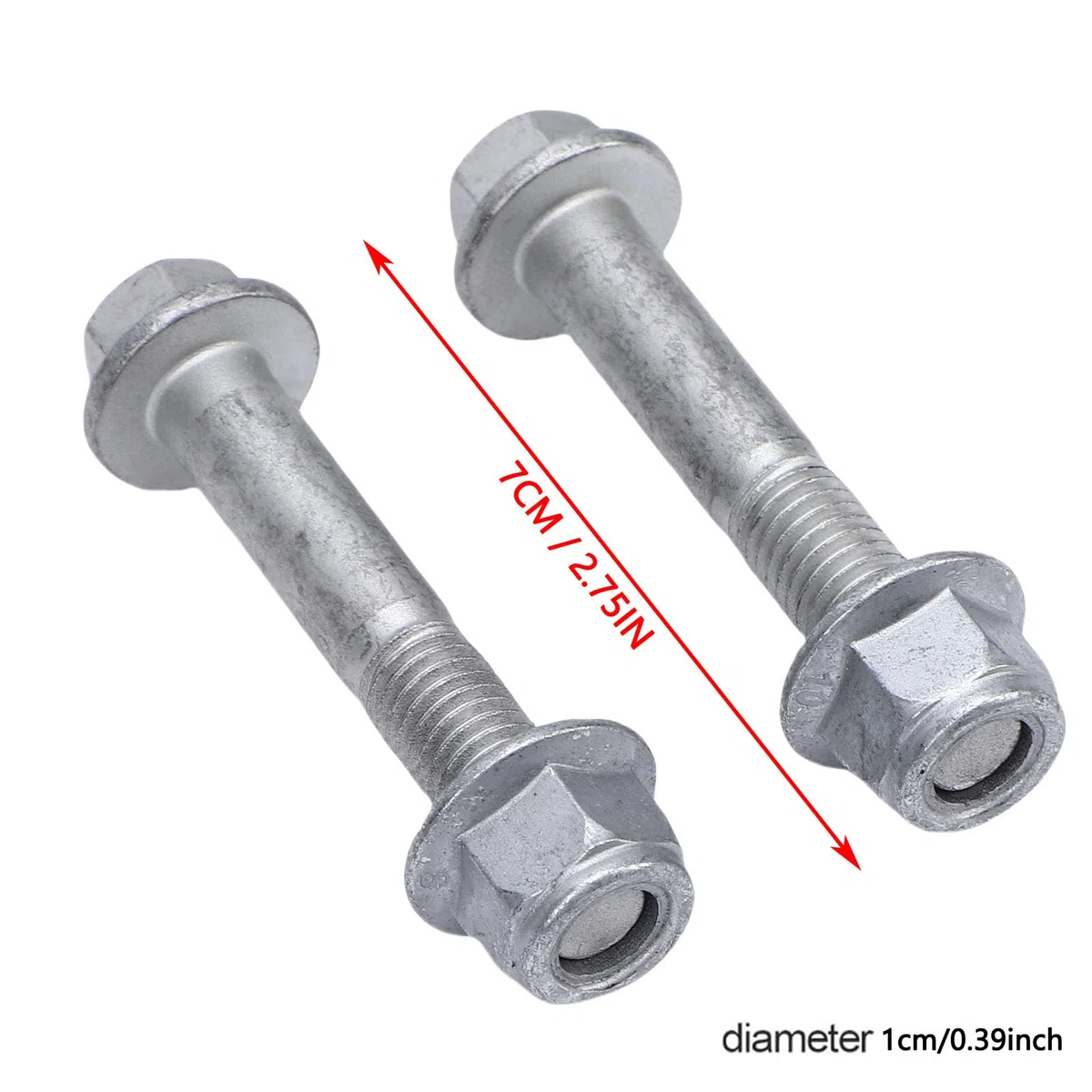 Kit de Pernos de Brazo de Control de Perno de Pellizco de Brazo de Control de Suspensión de 2 Uds, Repuesto para 2008-2020 con Números OEM 1513400 1542515