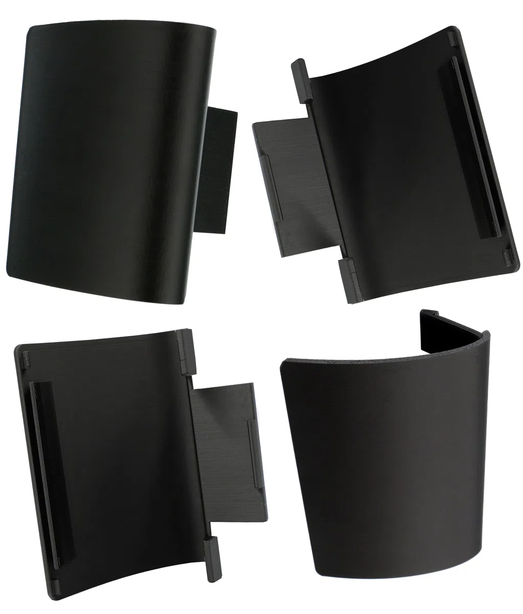 Tapa Talonera Seat Leon Mk1 Todas Sus Variantes/Tapadera Faldones Laterales Leon Mk1 1M/ Tapas Talonera Todas Sus Variantes 1999-2005 Negro (Delantera Izquierda)