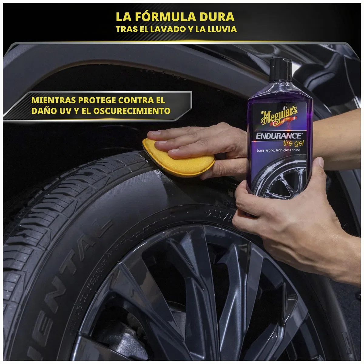 Meguiar's G7516EU Endurance Tire Gel - Abrillantador de neumáticos, 473 ml.
