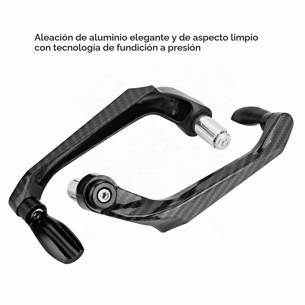 KIMISS Universal 7 / 8in 22 mm CNC Manillar de Palanca de embrague de freno Protector de mano para motocicleta, scooters, automóviles eléctricos(negro)