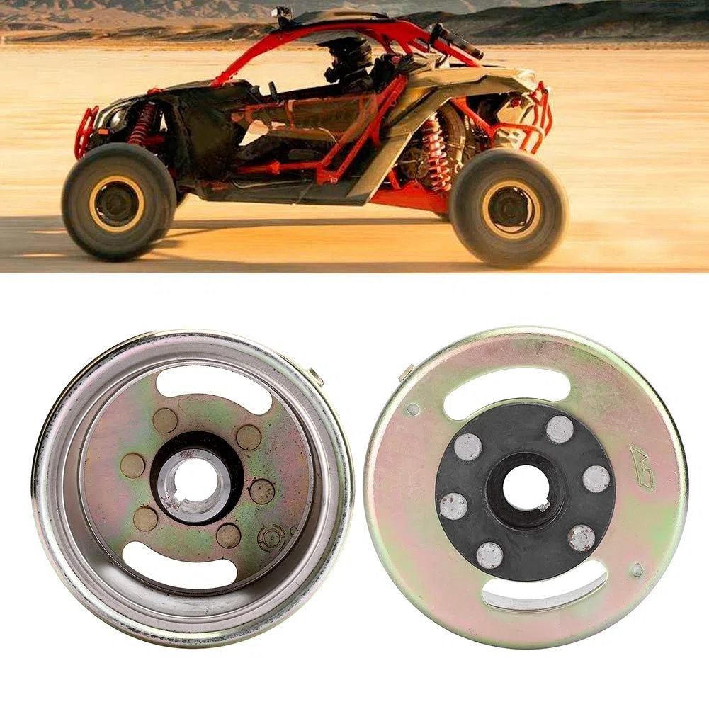 Buachois Volante De Estator Magnético, Conjunto De Volante, Accesorio Práctico para 125cc 140cc Pit Pro Quad Dirt Bike ATV Buggy.