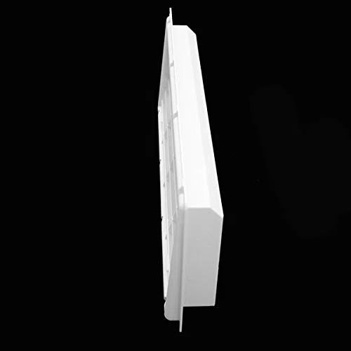 Rejilla de ventilación para nevera de caravana, autocaravana, barco de plástico blanco 374 x 148 mm